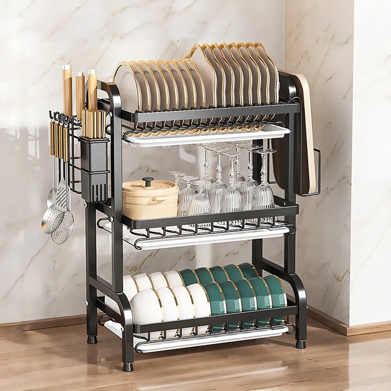 Escurridor de Cocina en Hierro Forjado con 3 niveles
